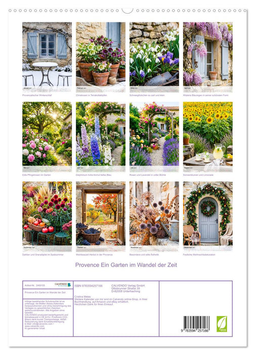 Provence Ein Garten im Wandel der Zeit (CALVENDO Premium Wandkalender 2027)