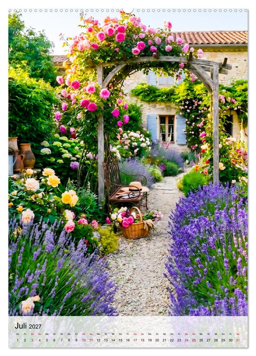 Provence Ein Garten im Wandel der Zeit (CALVENDO Premium Wandkalender 2027)