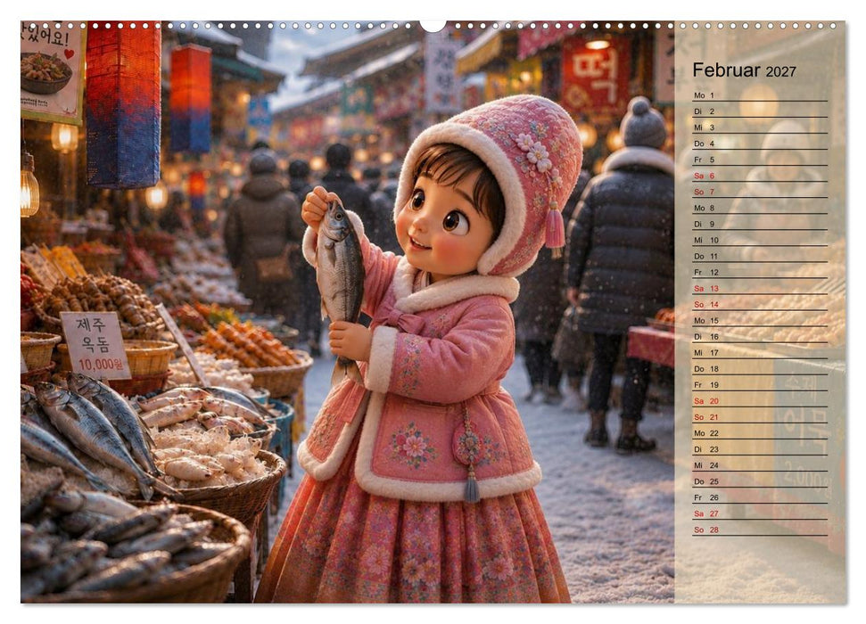 Kleine Träume in Korea (CALVENDO Wandkalender 2027)