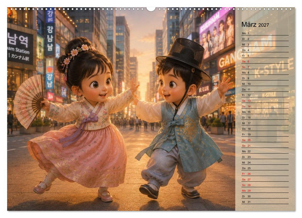 Kleine Träume in Korea (CALVENDO Wandkalender 2027)