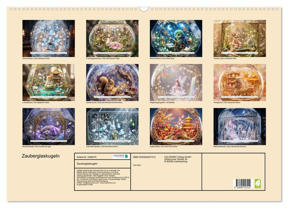 Zauberglaskugeln (CALVENDO Wandkalender 2027)