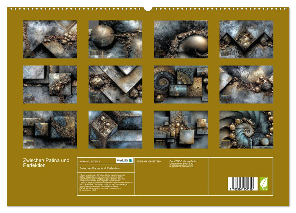 Zwischen Patina und Perfektion (CALVENDO Premium Wandkalender 2027)