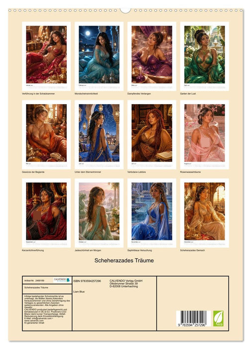Scheherazades Träume (CALVENDO Premium Wandkalender 2027)