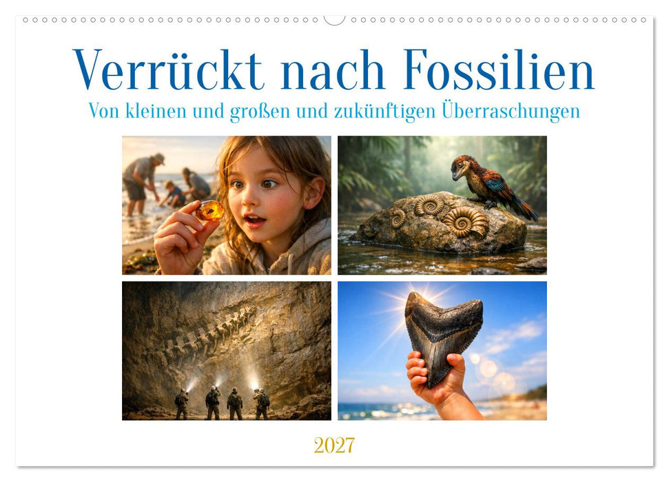 Verrückt nach Fossilien (CALVENDO Wandkalender 2027)