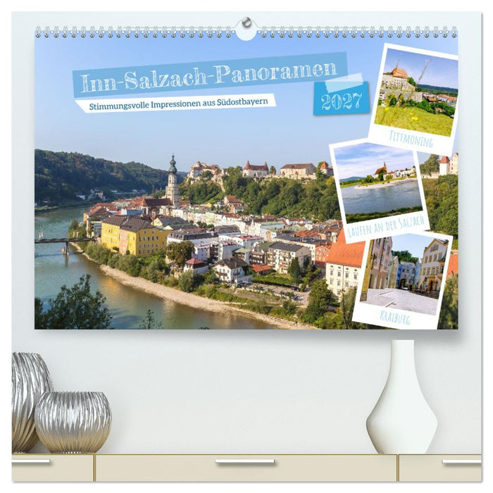Inn-Salzach-Panoramen. Stimmungsvolle Impressionen aus Südostbayern (CALVENDO Premium Wandkalender 2027)