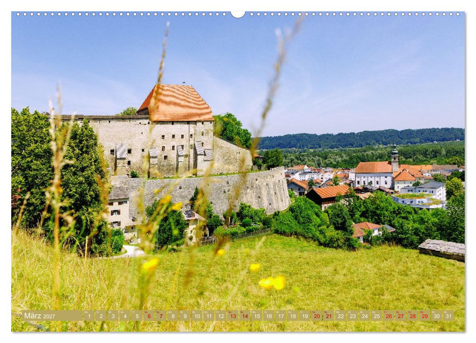 Inn-Salzach-Panoramen. Stimmungsvolle Impressionen aus Südostbayern (CALVENDO Premium Wandkalender 2027)