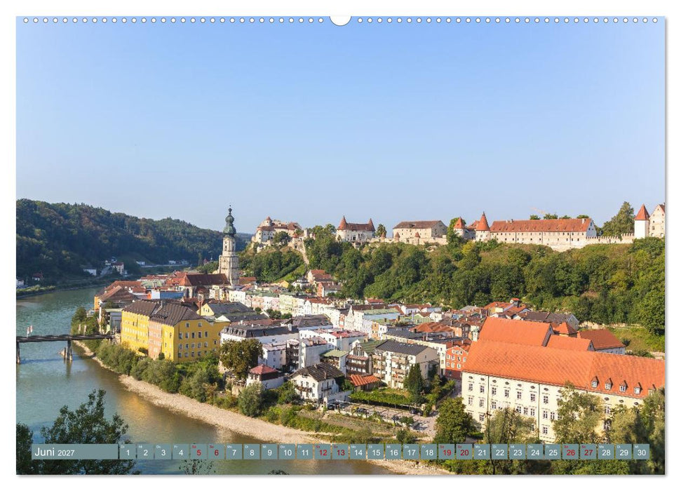 Inn-Salzach-Panoramen. Stimmungsvolle Impressionen aus Südostbayern (CALVENDO Premium Wandkalender 2027)