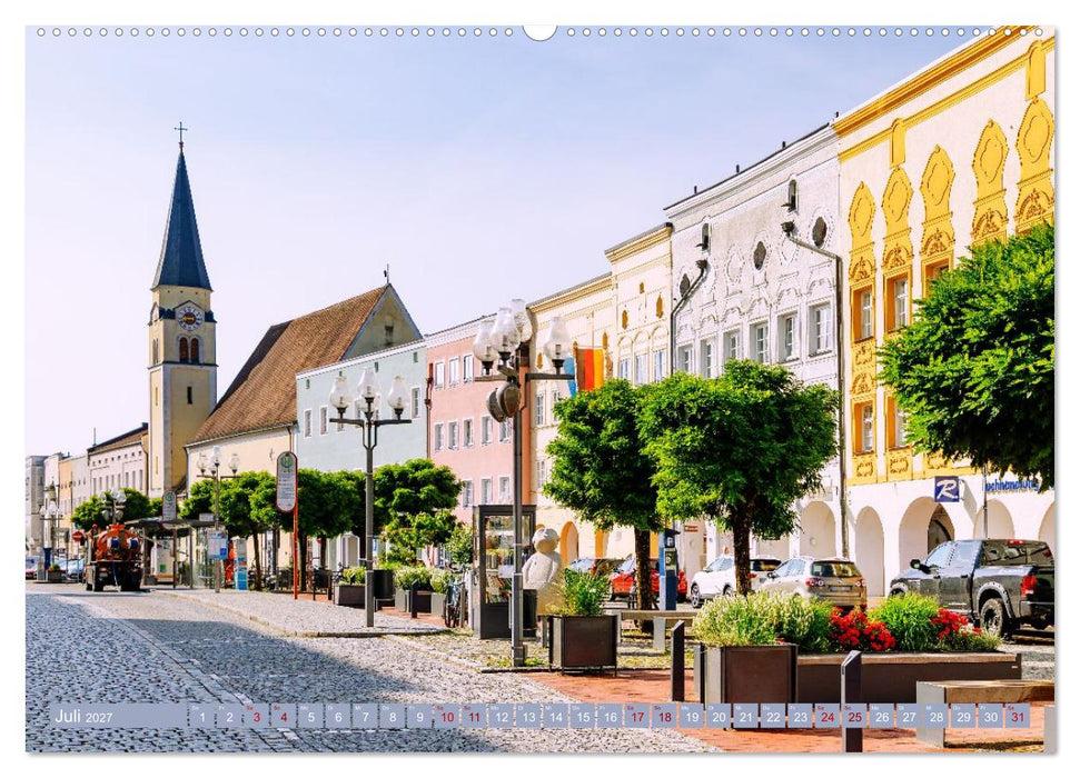 Inn-Salzach-Panoramen. Stimmungsvolle Impressionen aus Südostbayern (CALVENDO Premium Wandkalender 2027)