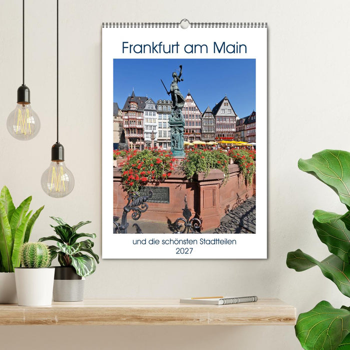 Frankfurt am Main und die schönsten Stadtteilen (CALVENDO Wandkalender 2027)