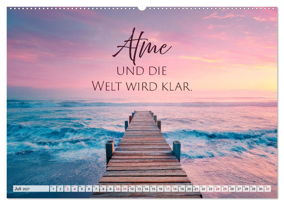 Meditation und Harmonie - Klang der Ruhe (CALVENDO Premium Wandkalender 2027)
