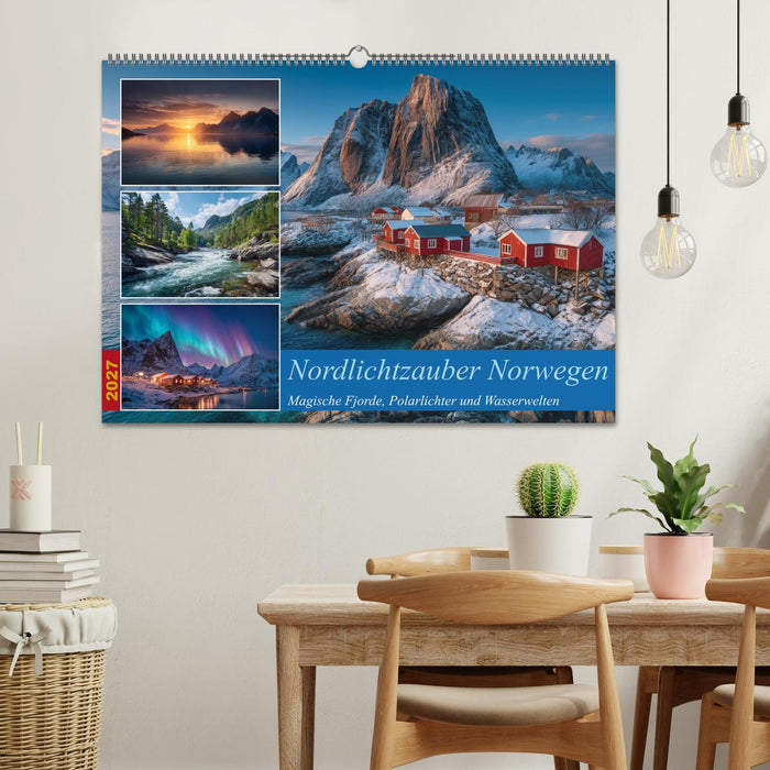 Nordlichtzauber Norwegen (CALVENDO Wandkalender 2027)