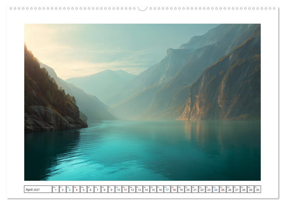 Nordlichtzauber Norwegen (CALVENDO Wandkalender 2027)