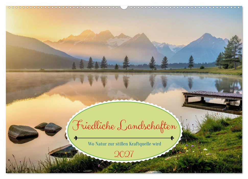 Friedliche Landschaften (CALVENDO Wandkalender 2027)
