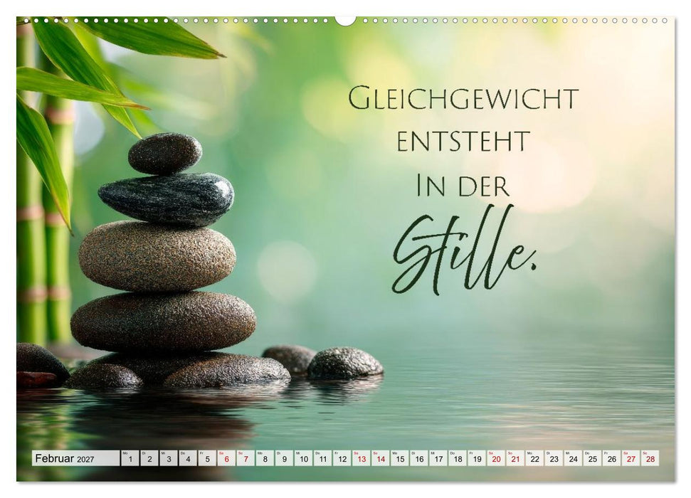 Meditation und Harmonie - Klang der Ruhe (CALVENDO Wandkalender 2027)