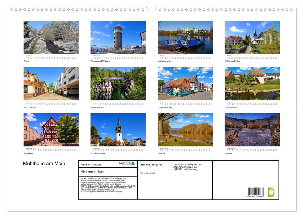 Mühlheim am Main (CALVENDO Wandkalender 2027)