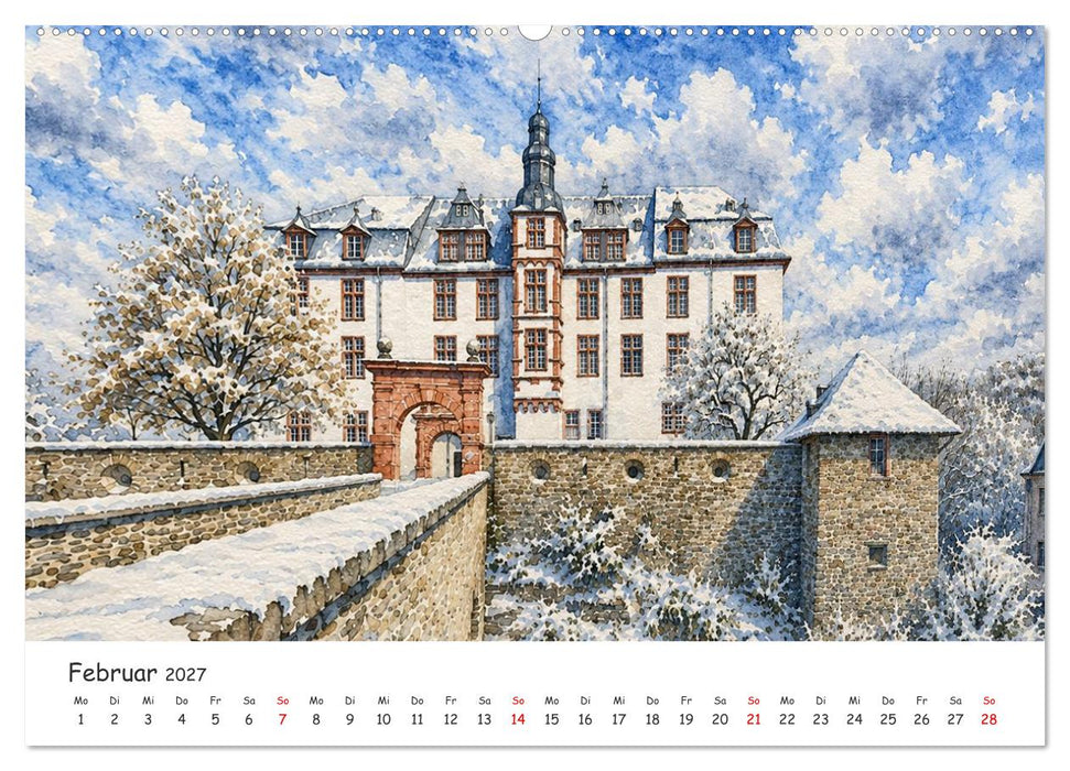 Idstein im Algorithmus der Kunst (CALVENDO Wandkalender 2027)