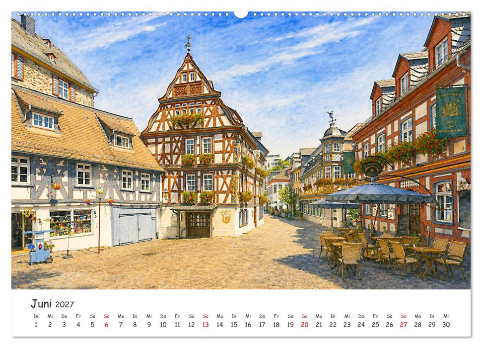Idstein im Algorithmus der Kunst (CALVENDO Wandkalender 2027)