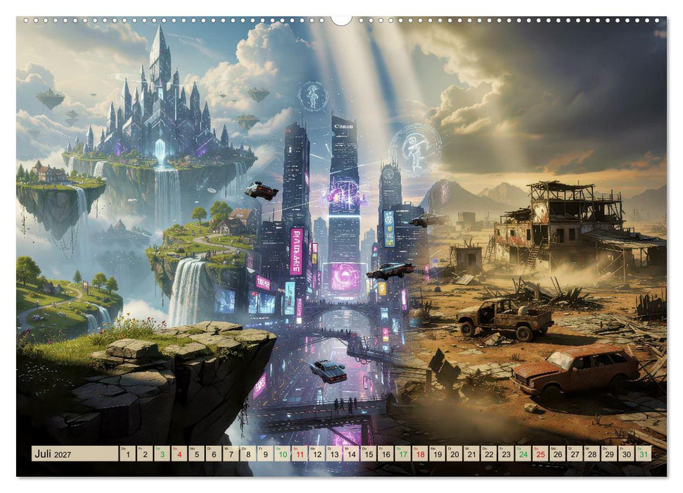 Spielewelten (CALVENDO Premium Wandkalender 2027)
