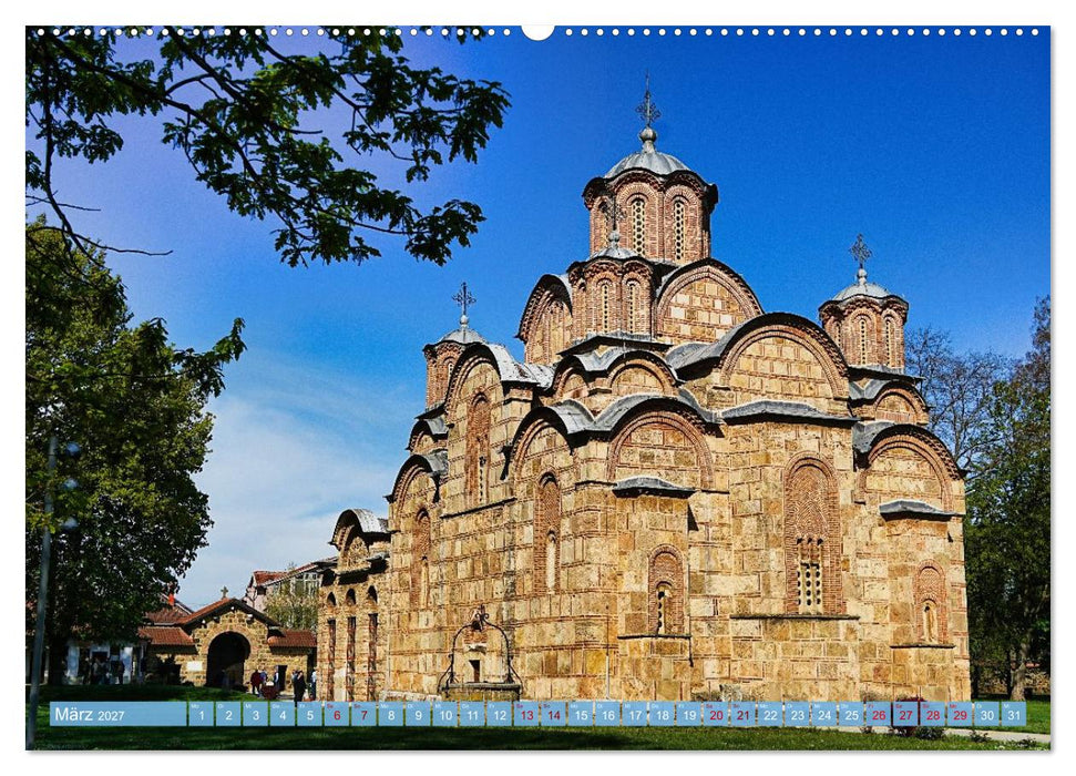 Moscheen und Kirchen im Kosovo (CALVENDO Wandkalender 2027)