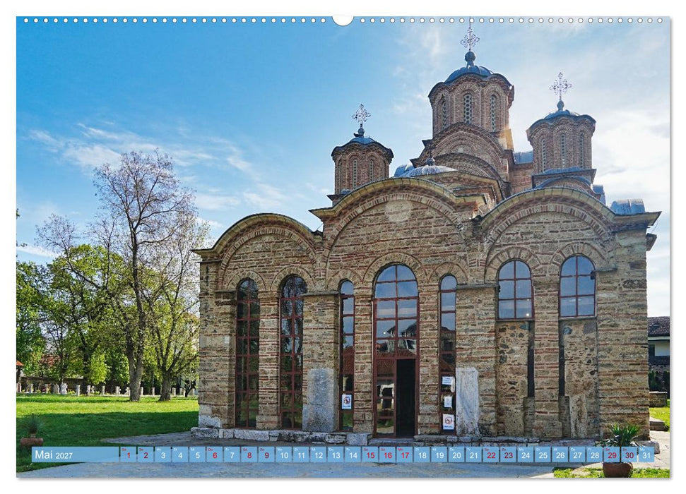 Moscheen und Kirchen im Kosovo (CALVENDO Wandkalender 2027)