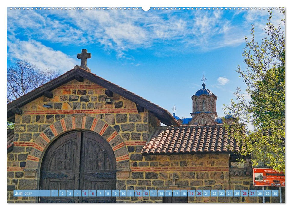 Moscheen und Kirchen im Kosovo (CALVENDO Wandkalender 2027)