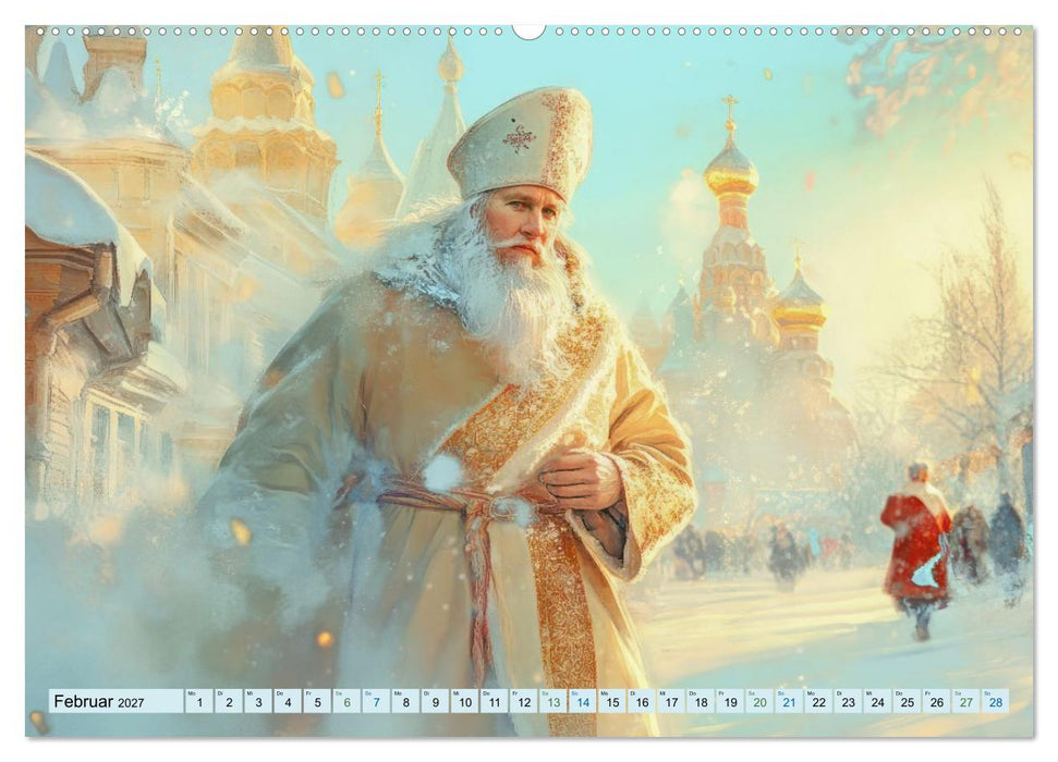 Winterzauber - Zarte Fantasiewerke (CALVENDO Premium Wandkalender 2027)