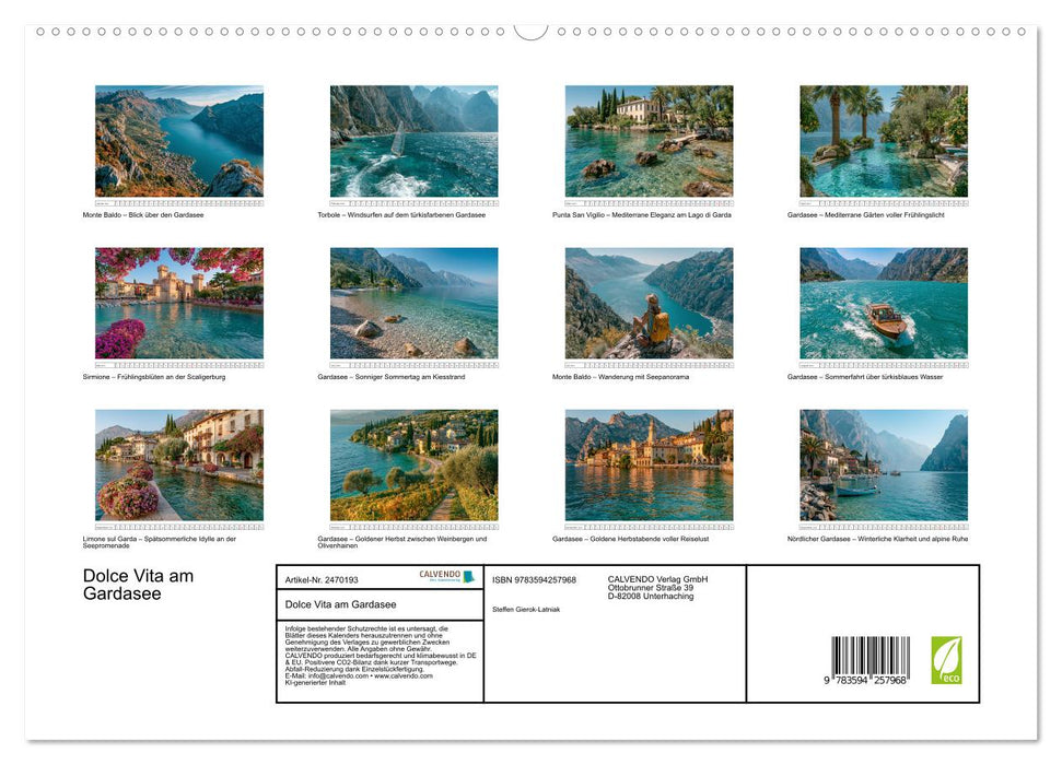 Dolce Vita am Gardasee (CALVENDO Premium Wandkalender 2027)