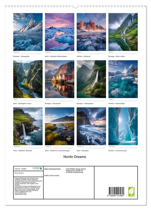 Nordic Dreams (CALVENDO Premium Wandkalender 2027)