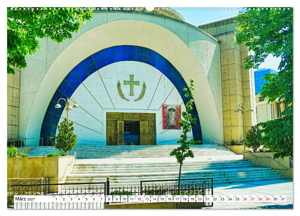 Katholische und orthodoxe Kirchen in Tirana und Shkodra, Albanien (CALVENDO Wandkalender 2027)