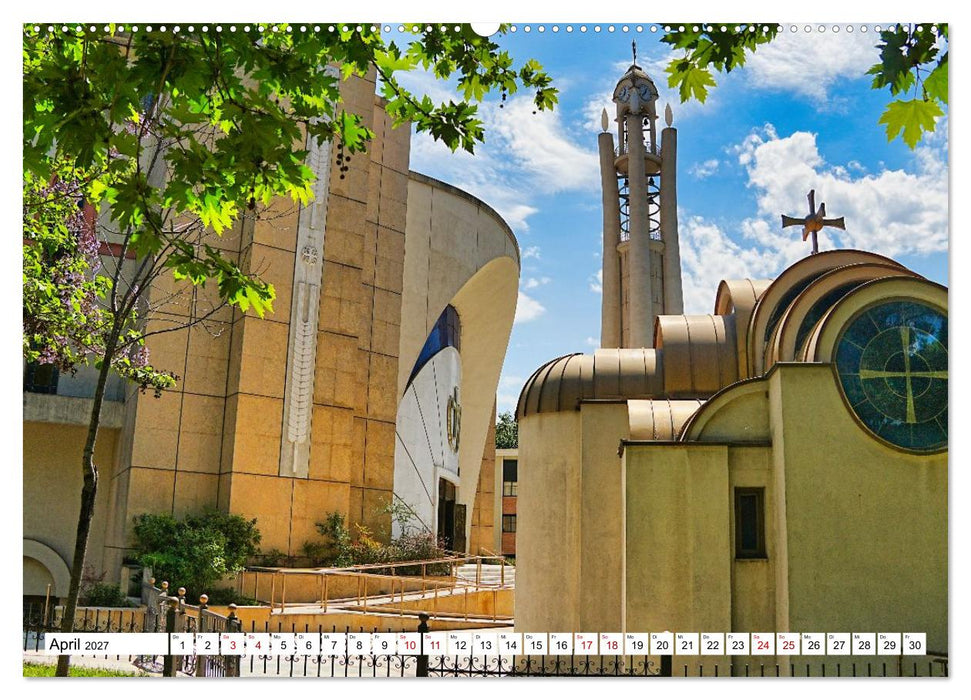 Katholische und orthodoxe Kirchen in Tirana und Shkodra, Albanien (CALVENDO Wandkalender 2027)