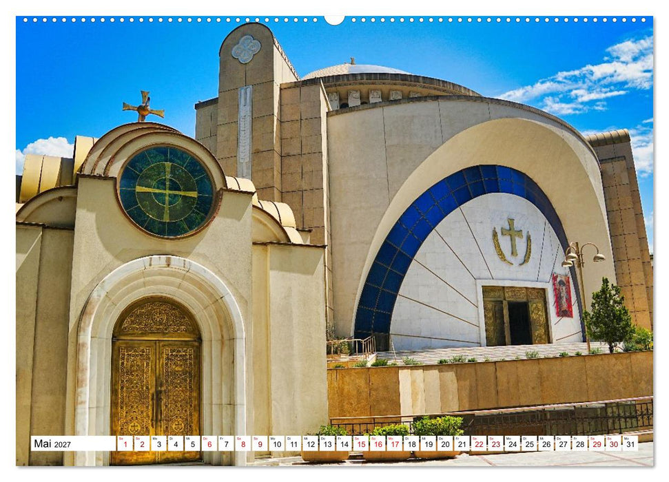Katholische und orthodoxe Kirchen in Tirana und Shkodra, Albanien (CALVENDO Wandkalender 2027)