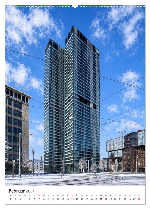 Frankfurter Hochhäuser (CALVENDO Premium Wandkalender 2027)