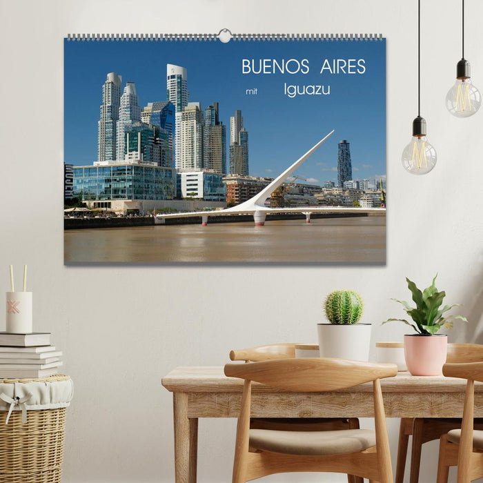 Buenos Aires mit Iguazu (CALVENDO Wandkalender 2027)