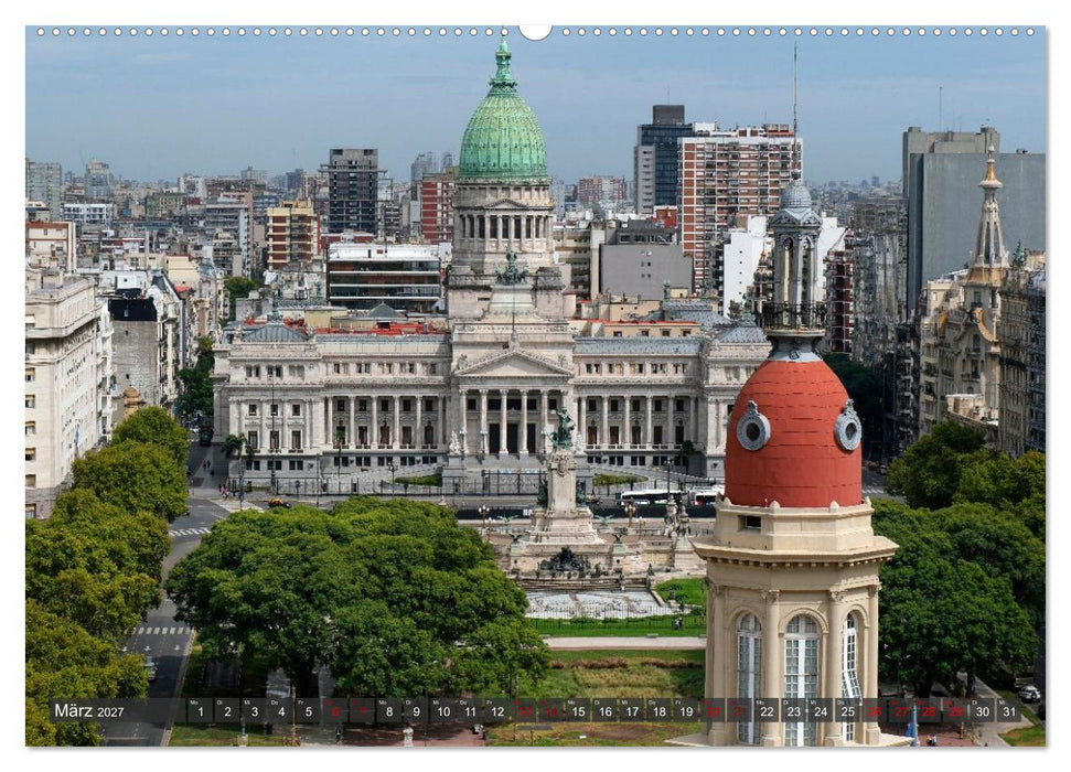 Buenos Aires mit Iguazu (CALVENDO Wandkalender 2027)