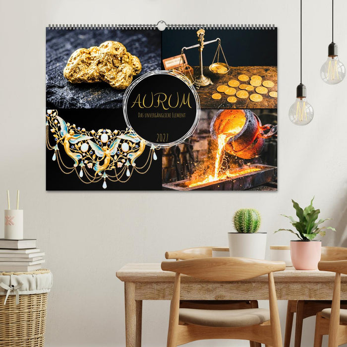 AURUM Das unvergängliche Element (CALVENDO Wandkalender 2027)