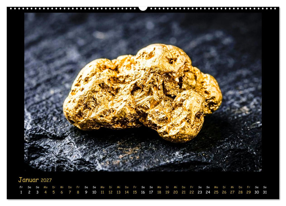 AURUM Das unvergängliche Element (CALVENDO Wandkalender 2027)