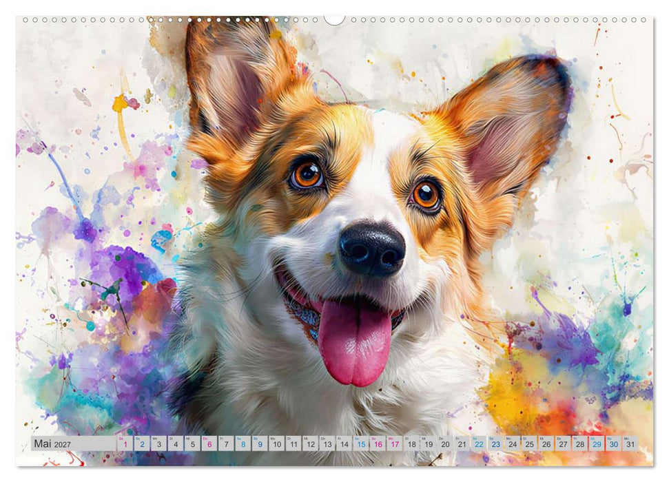 Corgi-Charme (CALVENDO Premium Wandkalender 2027)