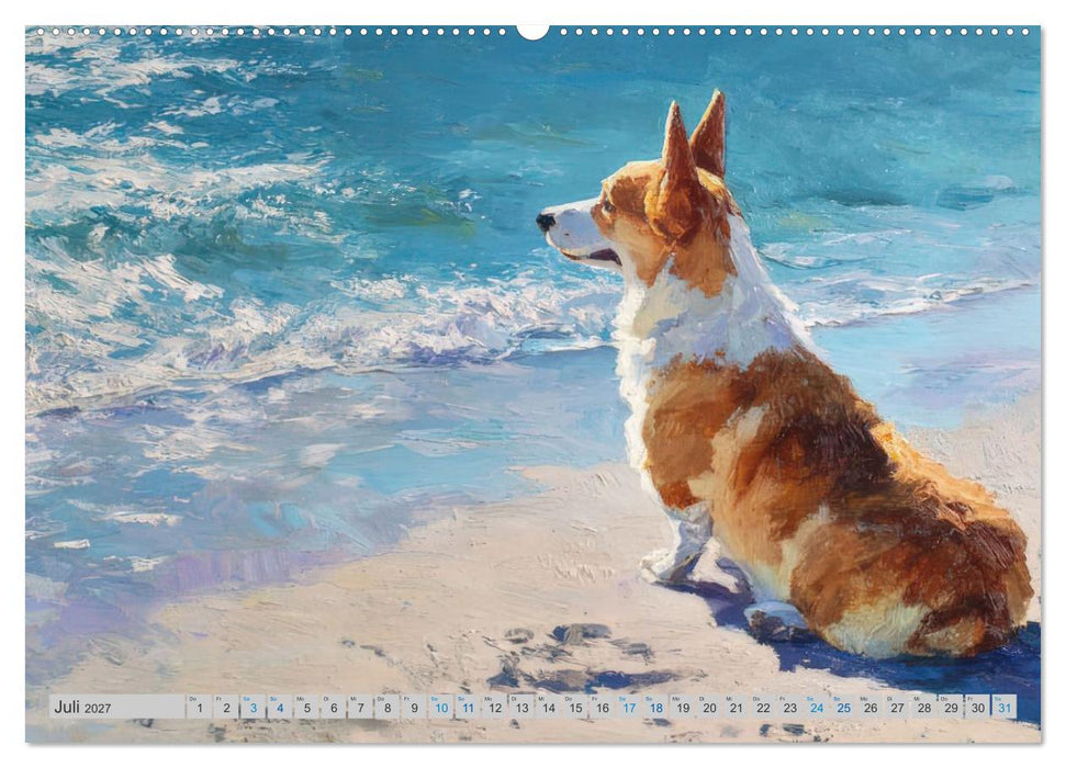 Corgi-Charme (CALVENDO Premium Wandkalender 2027)