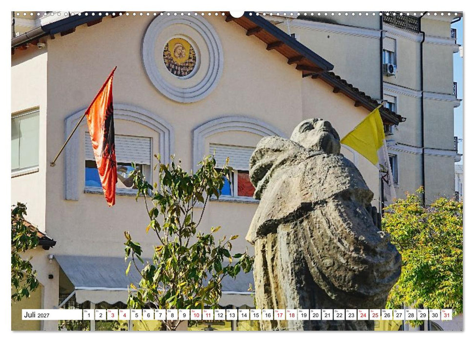 Katholische und orthodoxe Kirchen in Tirana und Shkodra, Albanien (CALVENDO Premium Wandkalender 2027)