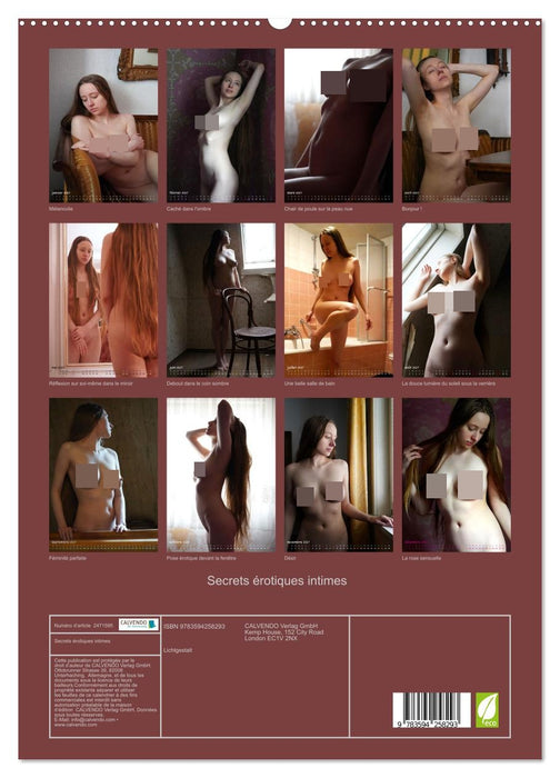 Secrets érotiques intimes (CALVENDO Calendrier supérieur 2027)