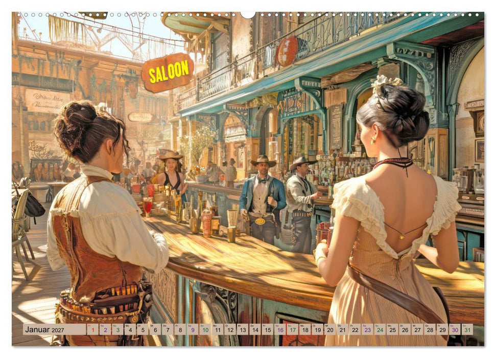 Der Wilde Westen - Ein legendärer amerikanischer Mythos (CALVENDO Wandkalender 2027)