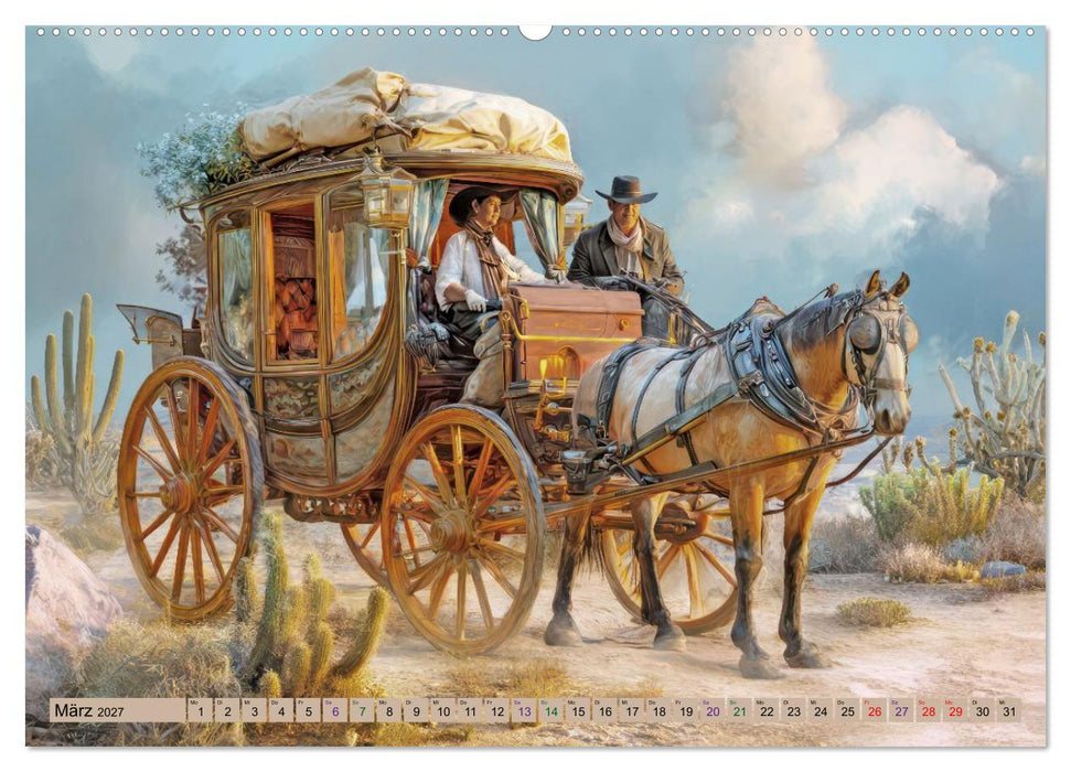 Der Wilde Westen - Ein legendärer amerikanischer Mythos (CALVENDO Wandkalender 2027)