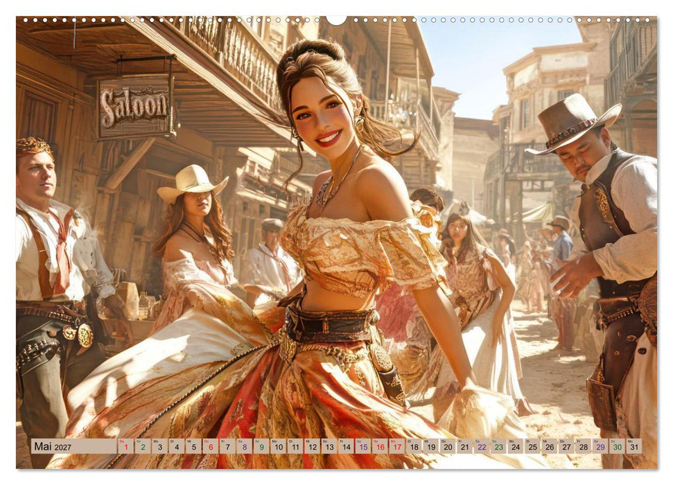 Der Wilde Westen - Ein legendärer amerikanischer Mythos (CALVENDO Wandkalender 2027)