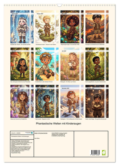 Phantastische Welten mit Kinderaugen (CALVENDO Wandkalender 2027)