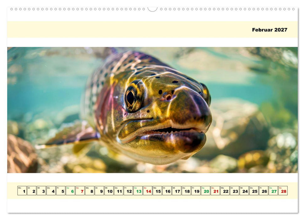 Mit dem Fisheye auf Fisch (CALVENDO Wandkalender 2027)