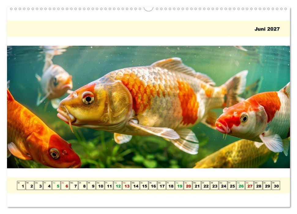 Mit dem Fisheye auf Fisch (CALVENDO Wandkalender 2027)