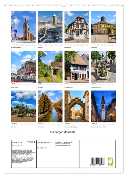 Dieburger Momente (CALVENDO Premium Wandkalender 2027)