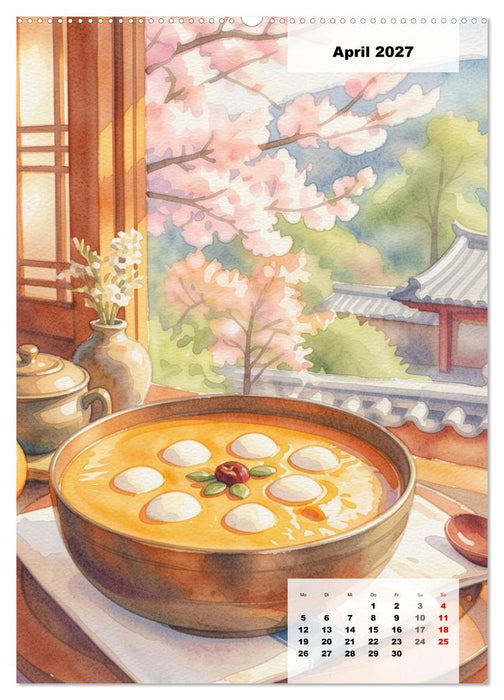 Genusswelten Südkorea (CALVENDO Wandkalender 2027)