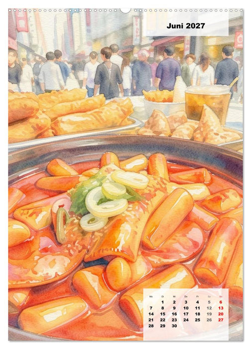Genusswelten Südkorea (CALVENDO Wandkalender 2027)
