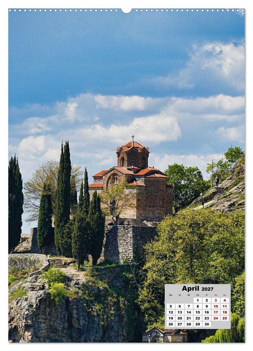 Orthodoxe Kirchen in Nordmazedonien (CALVENDO Wandkalender 2027)
